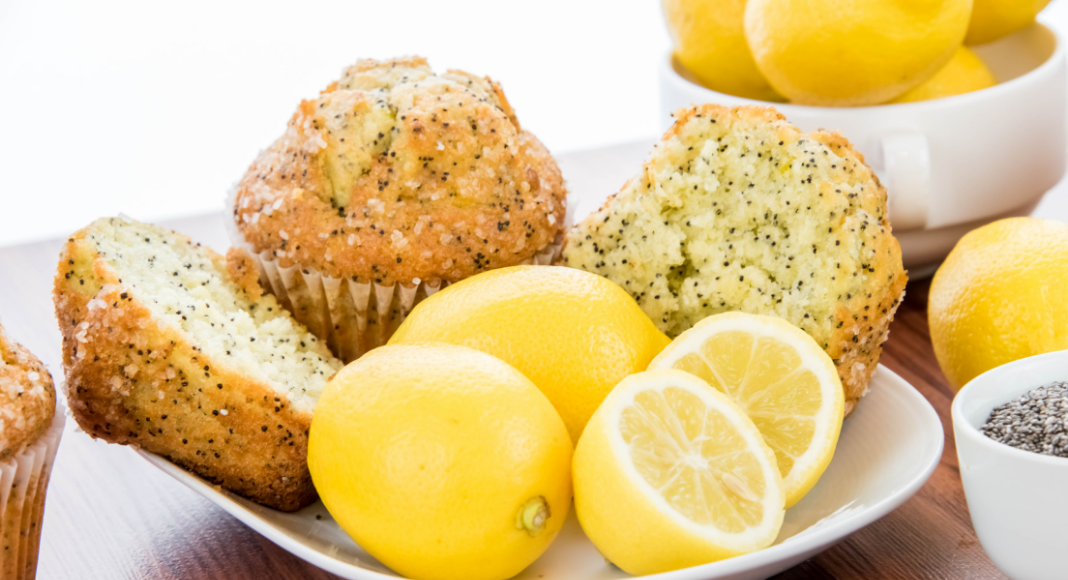 lemon poppy seed muffins