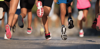 Westchester County Mom Guide to Fun Runs and Charity Races Running in a race.