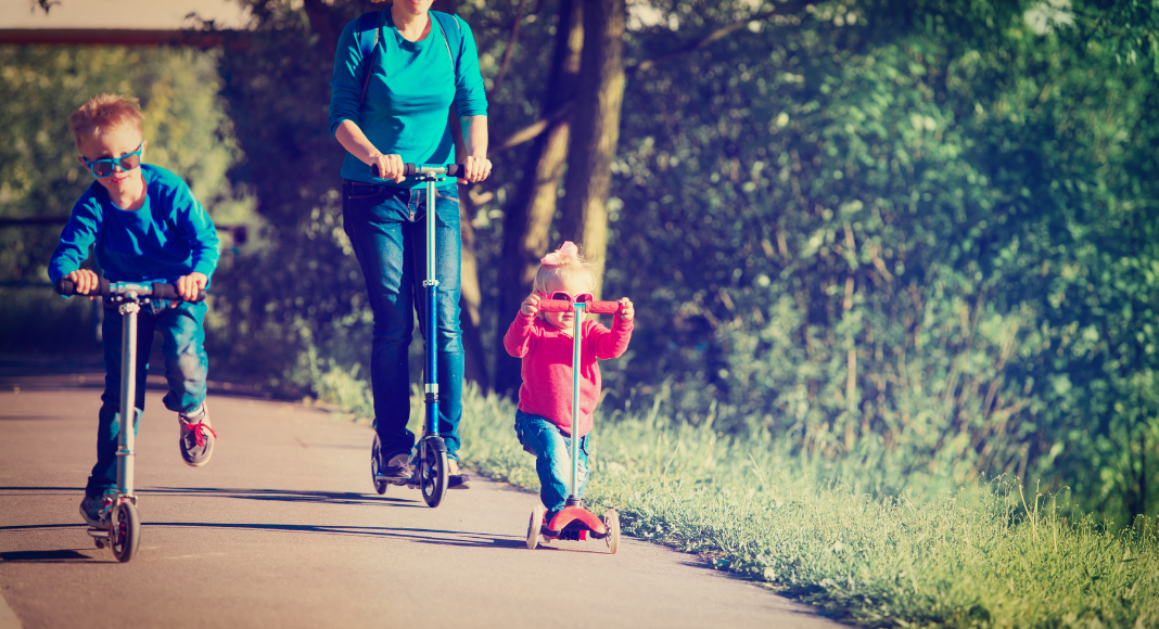 kids staying active