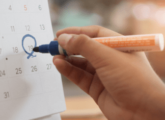 A calendar of events.