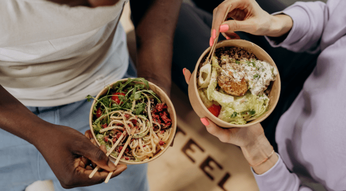 March is National Nutrition Month! Eating healthy food.