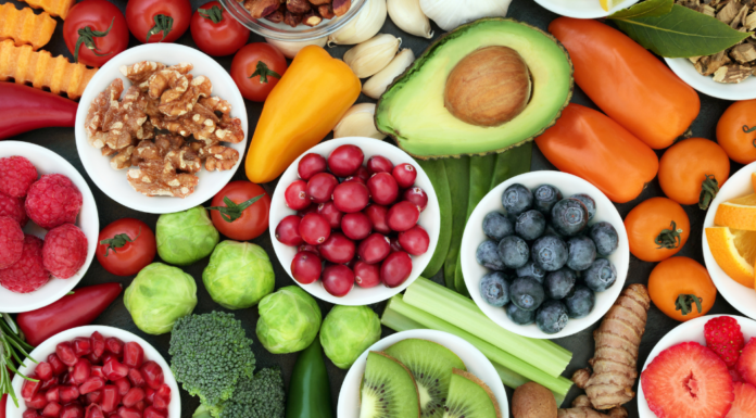 Go Further with Food Fresh fruits and vegetables.