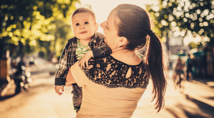 Trial and Error: Meet Lindsey A mom holding her son.