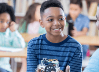 Art Education and the Middle School Years A middle school boy.
