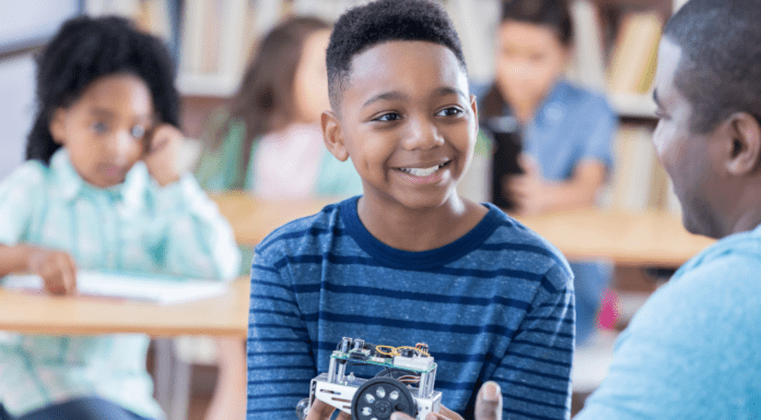 Art Education and the Middle School Years A middle school boy.