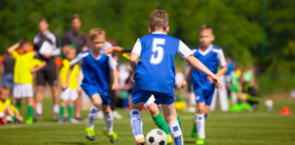 Soccer Mom Hack: Bring the Snack! Kids playing soccer.