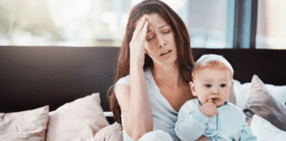 A stressed out mom.