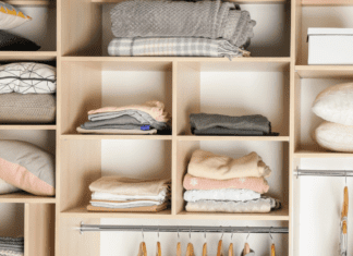 Sparking Joy in My Home An organized closet.