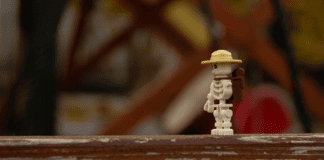 Legoland skeleton.
