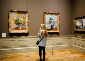 What an Art Museum Can Do for Your Child A woman at a museum.