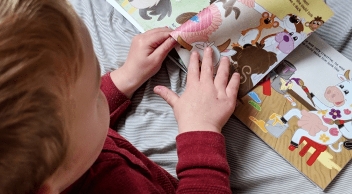 Absurdimals Books A boy reading a book.
