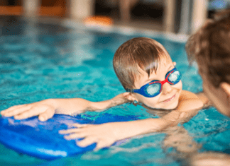Family Swim Event at Goldfish Swim School Yorktown Heights A swim event.