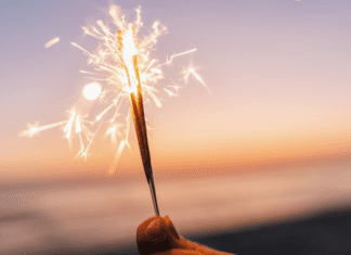 19 Wishes for My Children Making wishes on a sparkler.