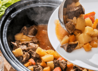 Crazy for Crockpots: Slow Cooking in a Fast Paced World Dinner ready in a crockpot.