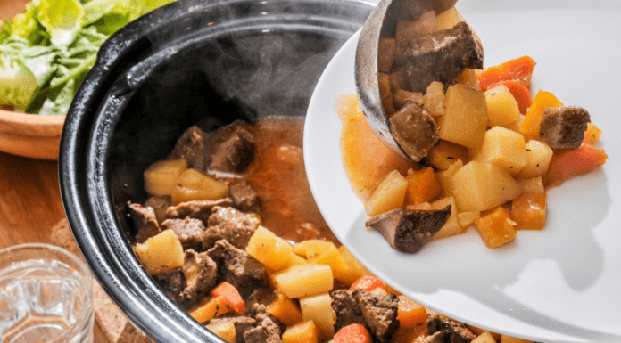 Crazy for Crockpots: Slow Cooking in a Fast Paced World Dinner ready in a crockpot.