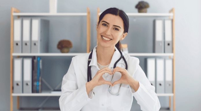 Heart health with a doctor.