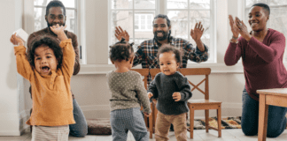 Toddler music dance party.