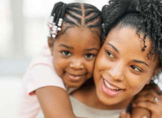 A mother and a daughter.
