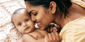 How My Third Baby Saved Me A mom loving her baby.