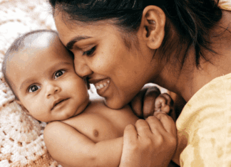 How My Third Baby Saved Me A mom loving her baby.