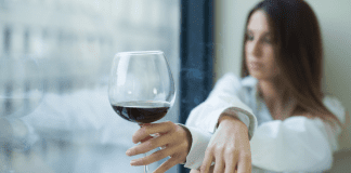Whine Time Doesn’t Have to Mean Wine Time A woman drinking a glass of wine.
