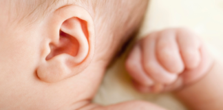 What Parents Need to Know About Ear Molding A baby ear.