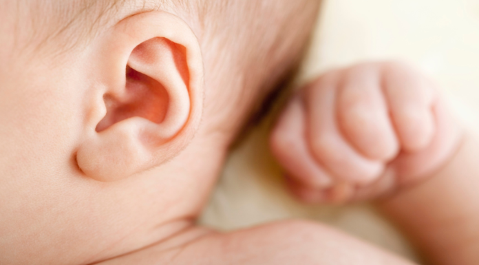What Parents Need to Know About Ear Molding A baby ear.