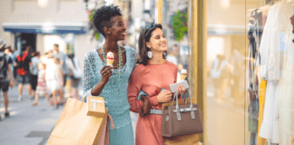 Roll Through Summer with Cross County Shopping Center Shopping outdoors.