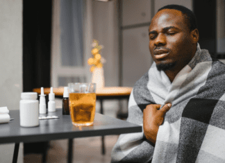 The Man Cold A man with a cold.