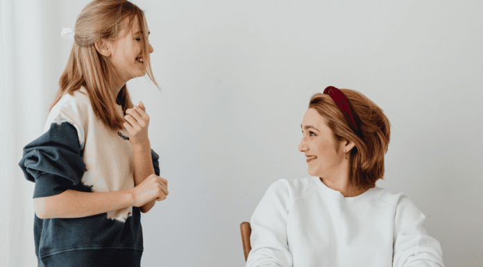 Mom Knows Best? The Art and Challenge of Parenting Teens A mom and her teen daughter.