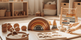 Montessori Inspired Gift Guide for Practical Life Montessori gifts.