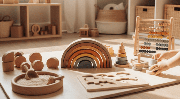 Montessori Inspired Gift Guide for Practical Life Montessori gifts.