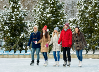 Skate Through the Holidays with Cross County Shopping Center Ice skating.