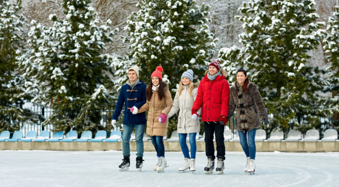 Skate Through the Holidays with Cross County Shopping Center Ice skating.