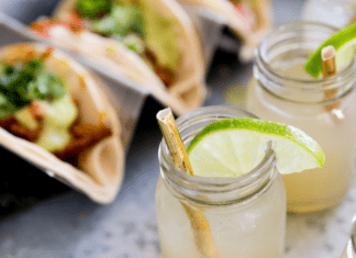 Tacos and margaritas.