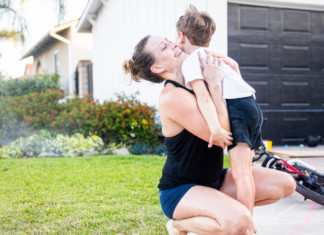 Rolling with the Punches: Meet Tara A mom hugging her son.