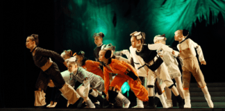 Performers on stage