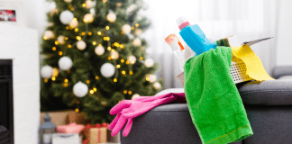 cleaning after christmas