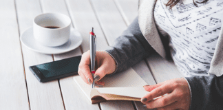 Gratitude journaling.
