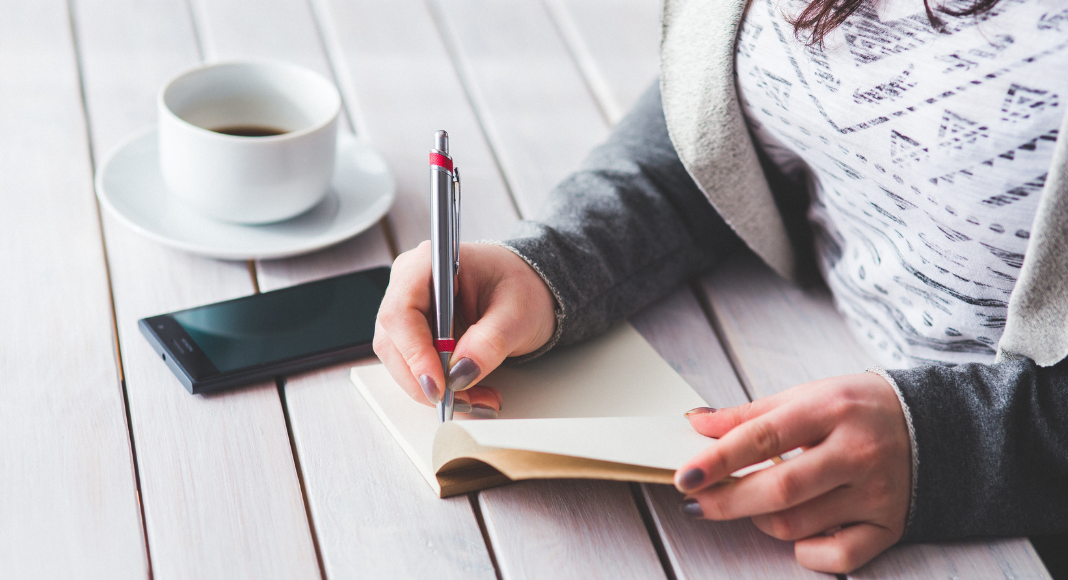 Gratitude journaling.