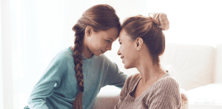 Some Days Come To an End A mom and teen daughter.