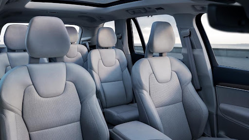 Interior of the Volvo XC90