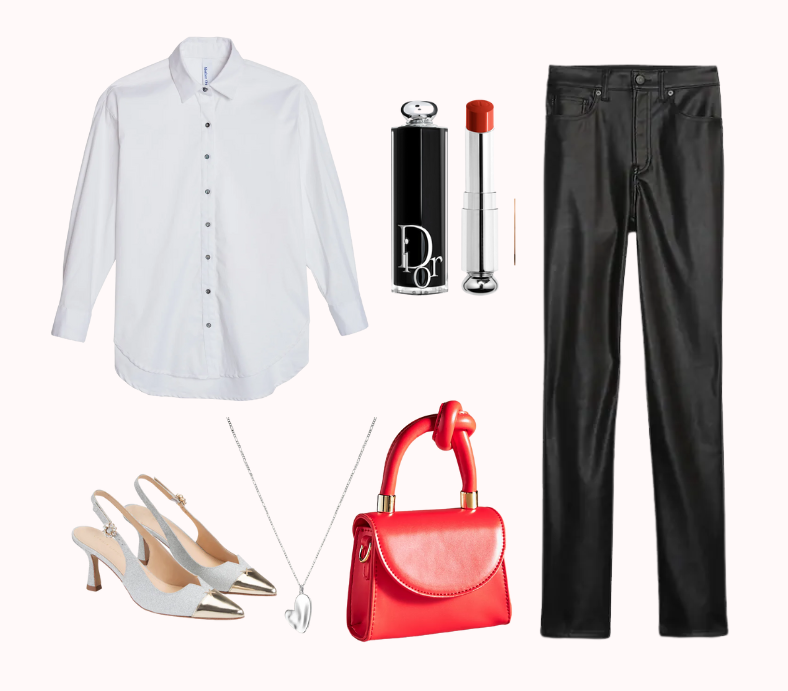 classic date night look.