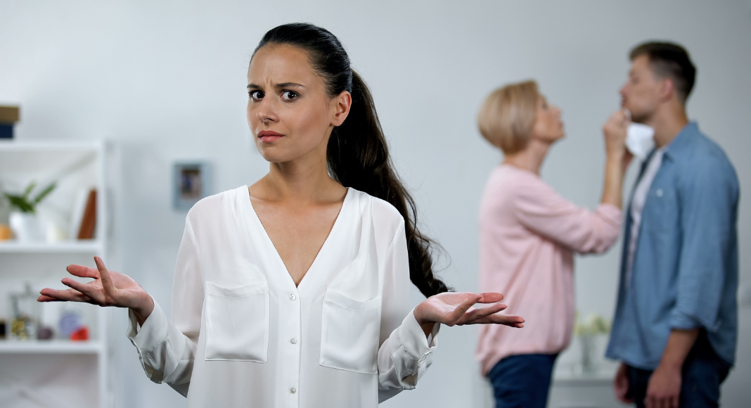 A woman who doesn't like her mother-in-law.