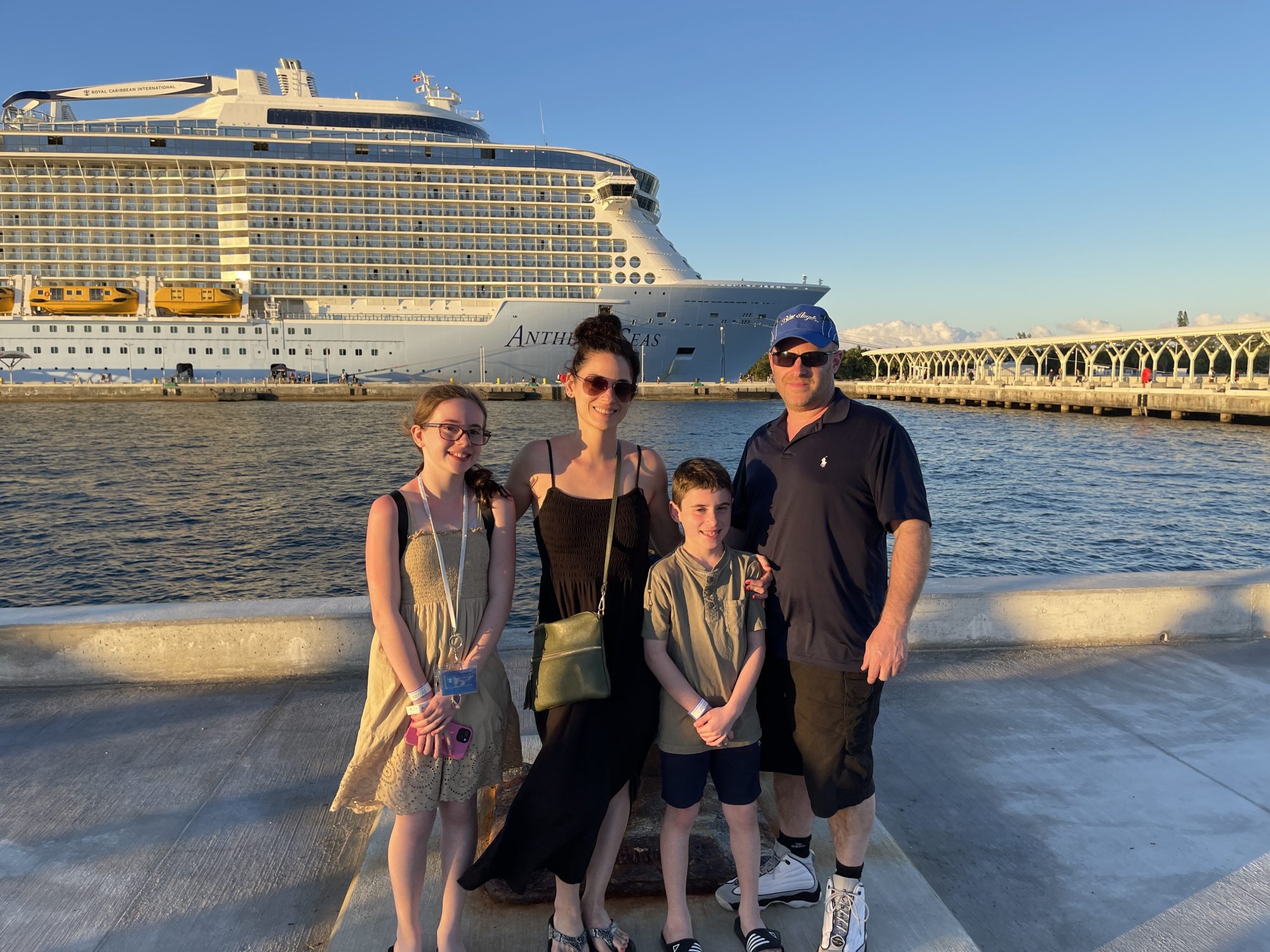 Joanna and her family.
