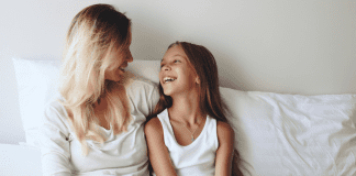 A single mom and her daughter.