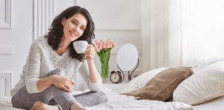 Shift Your Mindset and Add More to Your Life A woman saying yes to self-care.