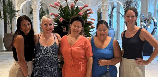 Women on a girls' trip.
