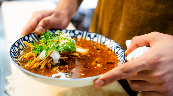 enchilada-inspired soup