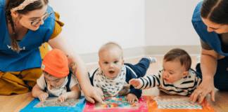 How to Choose Your Childcare Babies on their tummy.